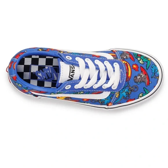 Vans Kids Ward Dragon Print Canvas Sneakers - Picture 5 of 5